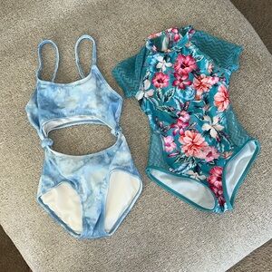 Two Girls Art Class Swimsuits